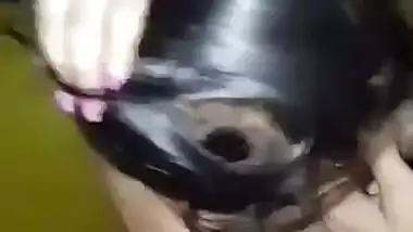 Cute girl taking cum inside mouth