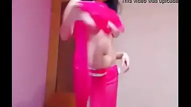 Punjabi call girl’s naked webcam show