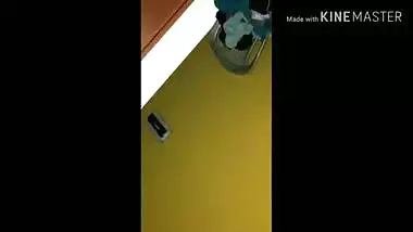 Indian s. girl MMS in his room