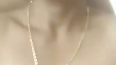 Sexy Indian aunty takes boobs to light but mustachioed guy paws them