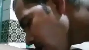 Desi man eats wife’s pussy and fucks her in hotel sex