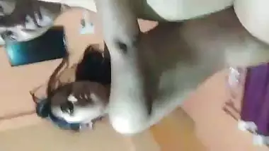 Hot desi beauty riding dick with BF XXX video