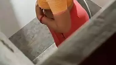 Dress change before bath by hot desi village aunty