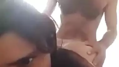 Rajasthani couple fucking in doggy with clear talking